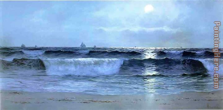 Seascape painting - Alfred Thompson Bricher Seascape art painting